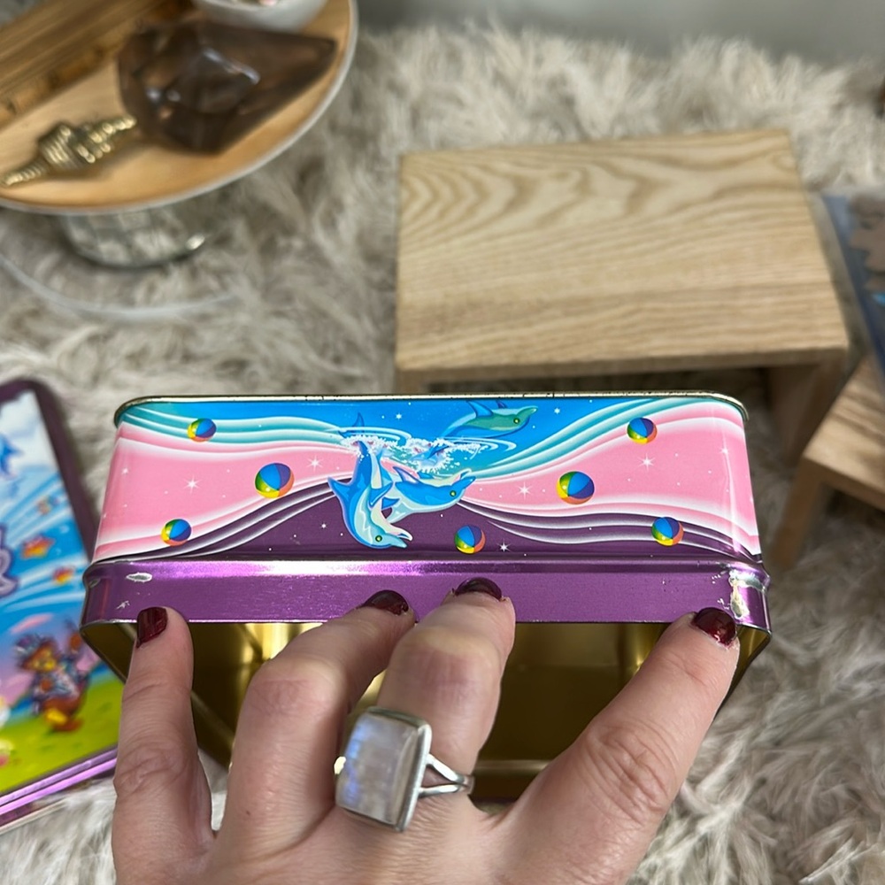 Lisa Frank Vtg 90s Vintage Lisa Frank Collectible Puzzle Tin *SEE DESCRIPTION - Picture 15 of 17